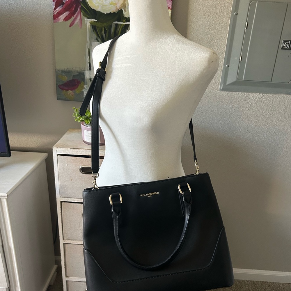 Karl Lagerfeld Paris Black Hand Bag